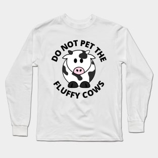 Fluffy Cow Long Sleeve T-Shirt